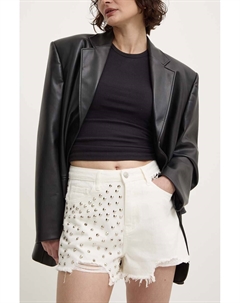 Джинсовые шорты, белый Answear lab