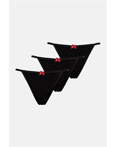 Стринги упаковка из 3 шт, черный Hugo