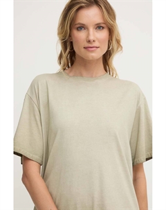 Хлопковая футболка, зеленый Answear lab