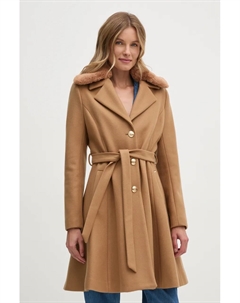 Плащ с добавлением шерсти Gaudi, коричневый