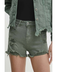 Джинсовые шорты, зеленый Answear lab