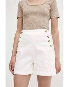 Джинсовые шорты, белый Answear lab