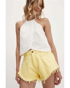 Джинсовые шорты, желтый Answear lab