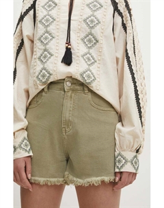 Джинсовые шорты, зеленый Answear lab