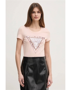 Футболка, розовый Guess