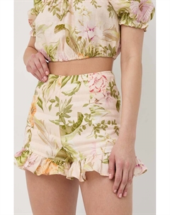 Льняные шорты, бежевый Guess