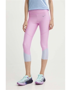 Тайтсы для бега Impulse Core, розовый Mizuno