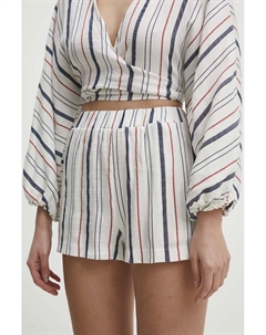 Льняные шорты, белый Answear lab