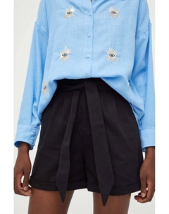 Джинсовые шорты, черный Answear lab