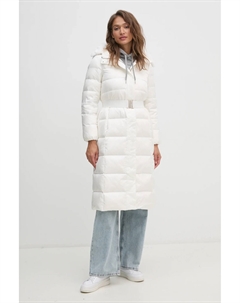 Пуховик женский, белый Geox