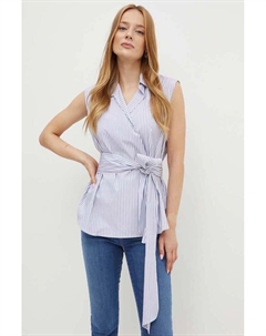 Хлопковая рубашка, белый Weekend max mara