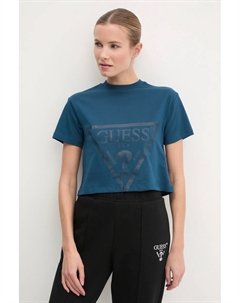 ADELE хлопковая футболка, бирюзовый Guess