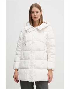 Пуховик женский, белый Geox