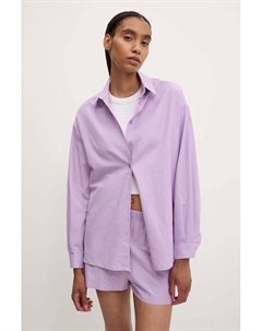 Хлопковая рубашка и шорты, фиолетовый Answear lab