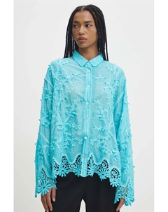 Хлопковая рубашка, синий Answear lab