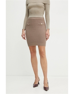 Юбка с добавлением шерсти ZYLEE, коричневый Guess