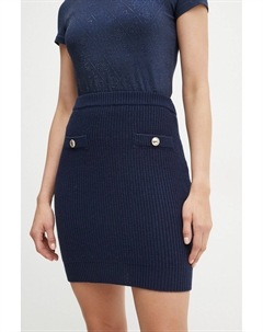 Юбка с добавлением шерсти ZYLEE, темно-синий Guess