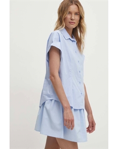 Хлопковая рубашка, синий Answear lab