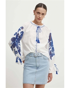 Хлопковая рубашка, белый Answear lab