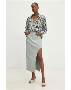 Джинсовая юбка, бирюзовый Answear lab