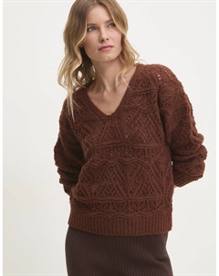 Шерстяной свитер, коричневый Answear lab