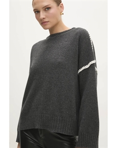 Шерстяной свитер, серый Answear lab