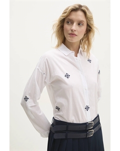 Хлопковая рубашка, белый Answear lab