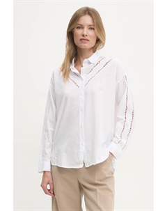 Хлопковая рубашка, белый Answear lab