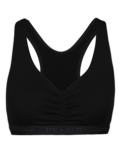 Спортивный бюстгальтер Wool Fleece Woman Bra, черный Devold