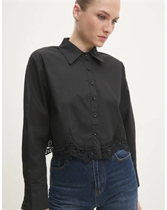 Хлопковая рубашка, черный Answear lab