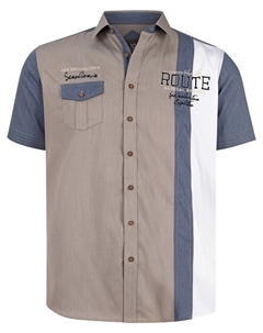 Комфортная рубашка на пуговицах Bodvar, светло-коричневый Jan vanderstorm