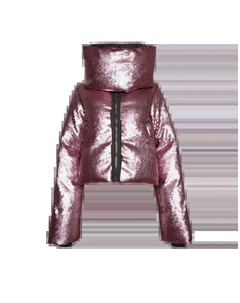 Куртка Funnel Neck 'Dust/Pink', розовый Rick owens