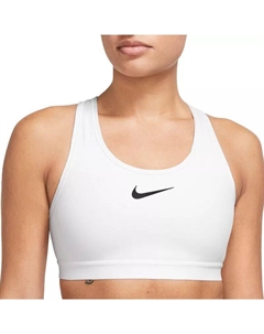 Женский регулируемый спортивный бюстгальтер без подкладок Swoosh High Support, белый Nike