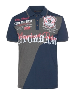 Футболка, синий Cipo&baxx