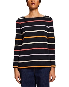 Лонгслив Longsleeve, черный Esprit