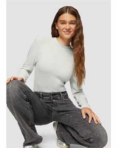 Футболка T-Shirt langarm, кремовый Qs