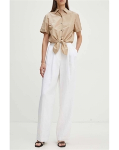 Льняные брюки, белый Theory