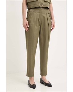 Хлопковые брюки, зеленый Answear lab