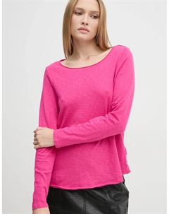 Хлопковый топ с длинными рукавами, розовый Marc o'polo