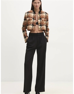 Блейзер из смесовой шерсти, черный Answear lab