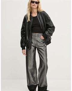 Джинсы, серебряный Hugo