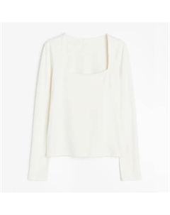 Лонгслив Jersey, кремовый H&m