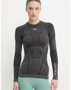 Термофутболка с длинными рукавами Symbio Merino, серый X-bionic