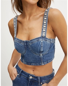 Джинсовый топ KETY, синий Guess