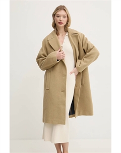 Плащ с добавлением шерсти, бежевый Tommy jeans