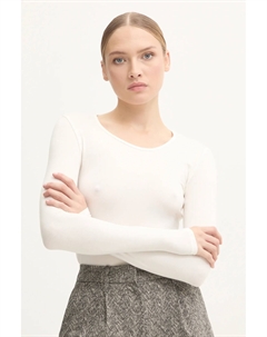 Шелковый лонгслив, белый Answear lab