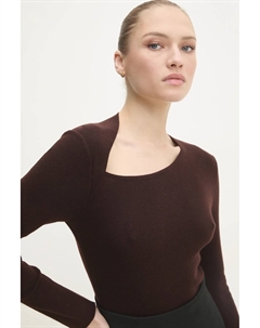 Шерстяной свитер, коричневый Answear lab