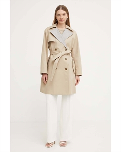 Хлопковое плащ, бежевый Boss