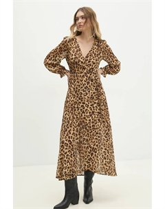 Шелковое платье, бежевый Answear lab