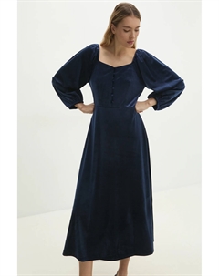 Бархатное платье, темно-синий Answear lab